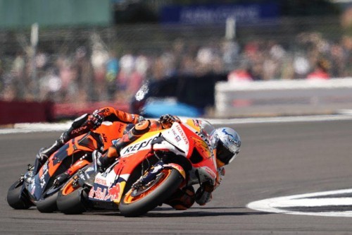Espargaro salvages points from demanding British GP