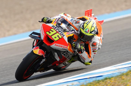 Work continues for the Repsol Honda Team at the Jerez Test